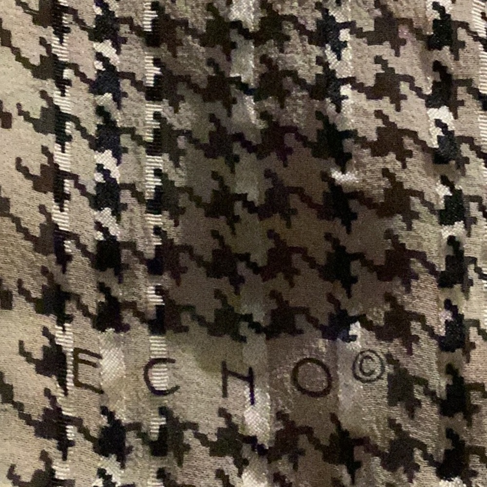Echo Silk Stylish Houndstooth Scarf - Picture 3 of 3